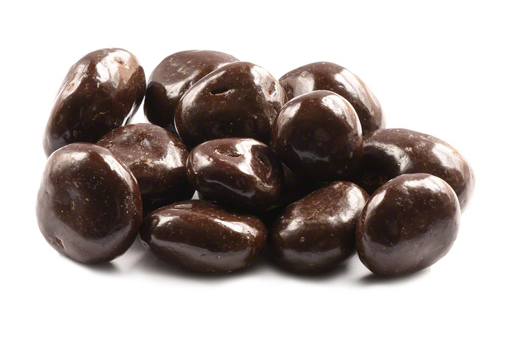 Dark chocolate shop covered cherries