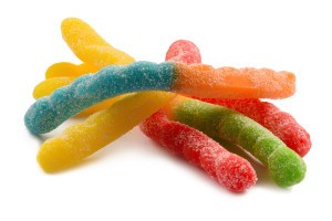 Neon Gummy Worms