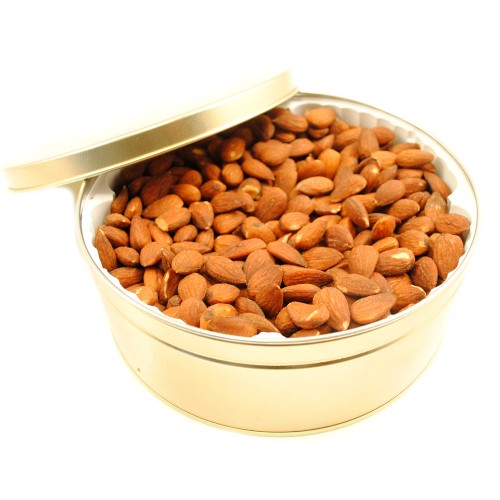Almonds Roasted Salted - Gift Tin