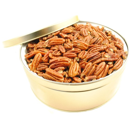 Roasted Unsalted Pecans - Gift Tin