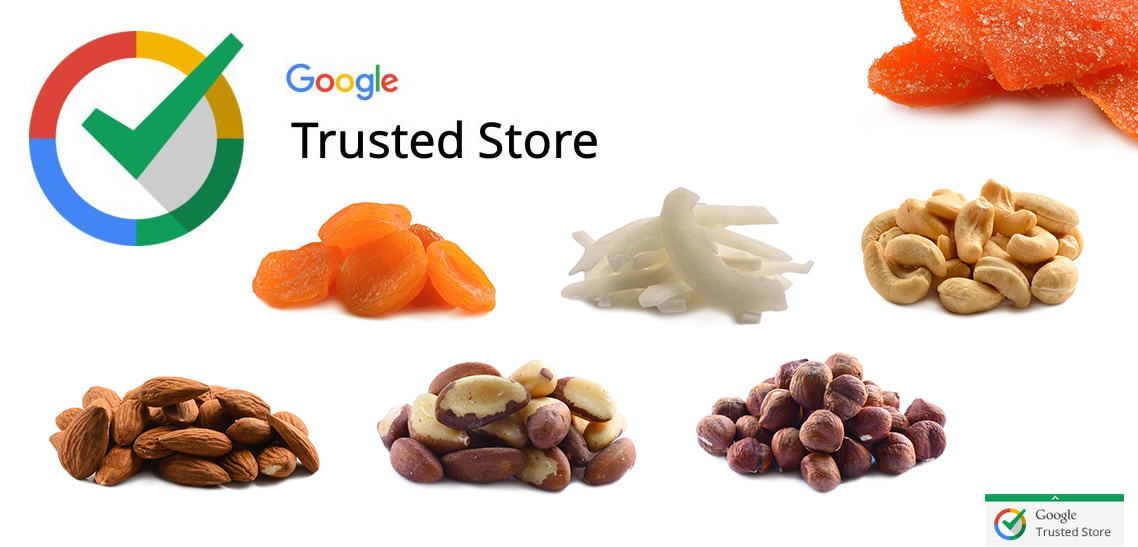 Nutstop.com now recognized as Google Trusted Store