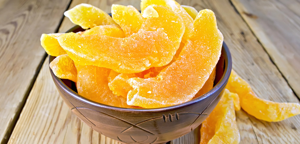 Homemade Dried Cantaloupe