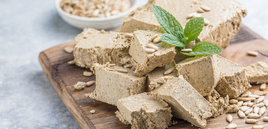 Sunflower Seed Halva is a Popular European Dessert