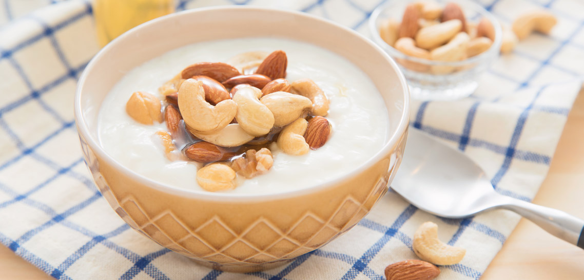 Healthy Yogurt Covered Nuts and Fruits